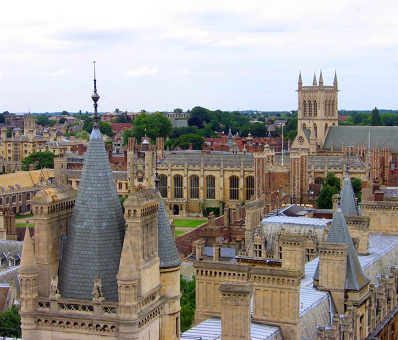 Cambridge rooftops